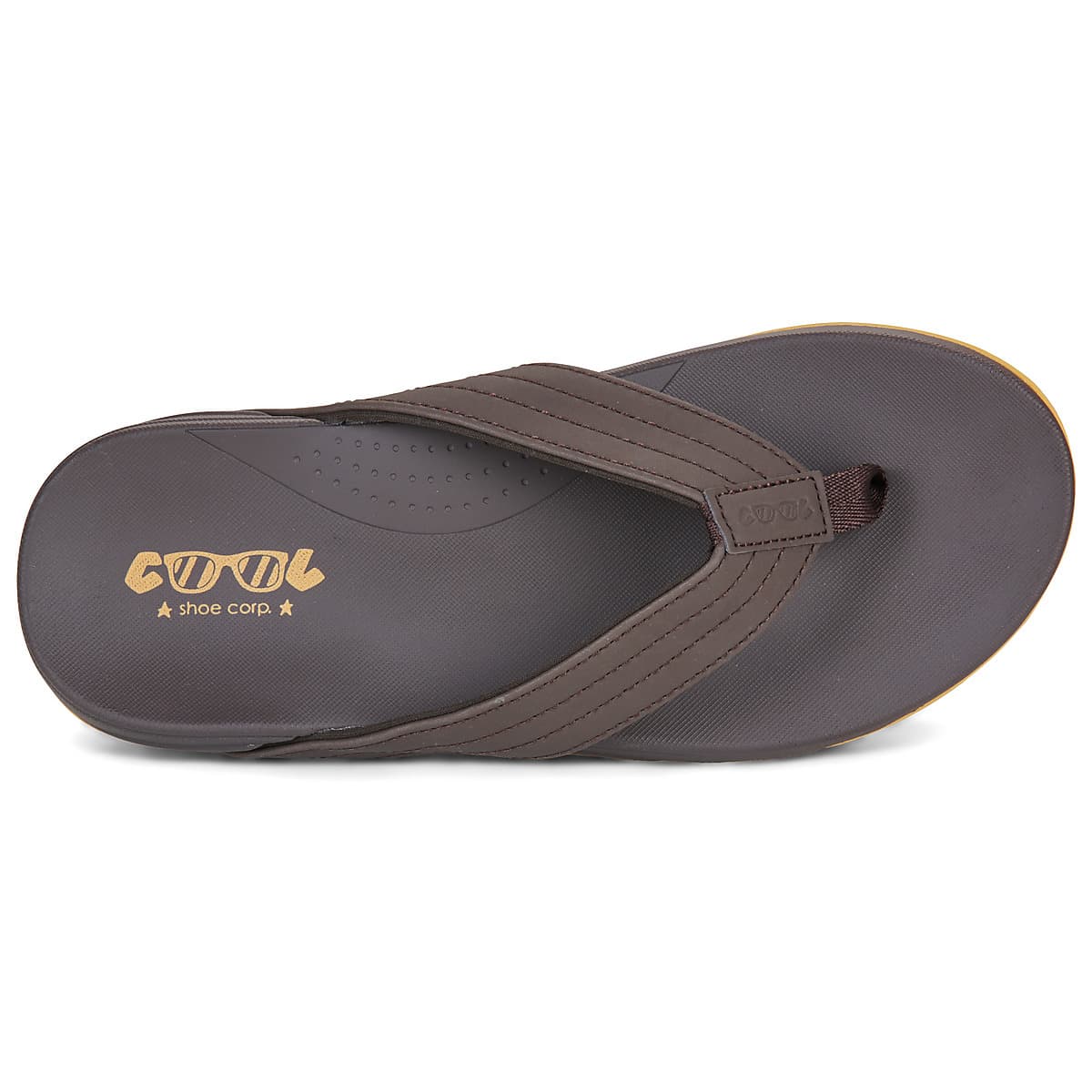 Men's Flip Flops Cool shoe Brown