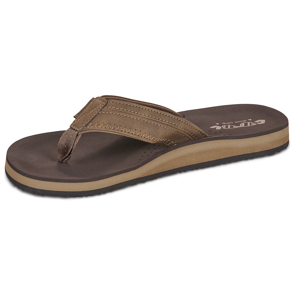 Men's Flip Flops Cool shoe Brown