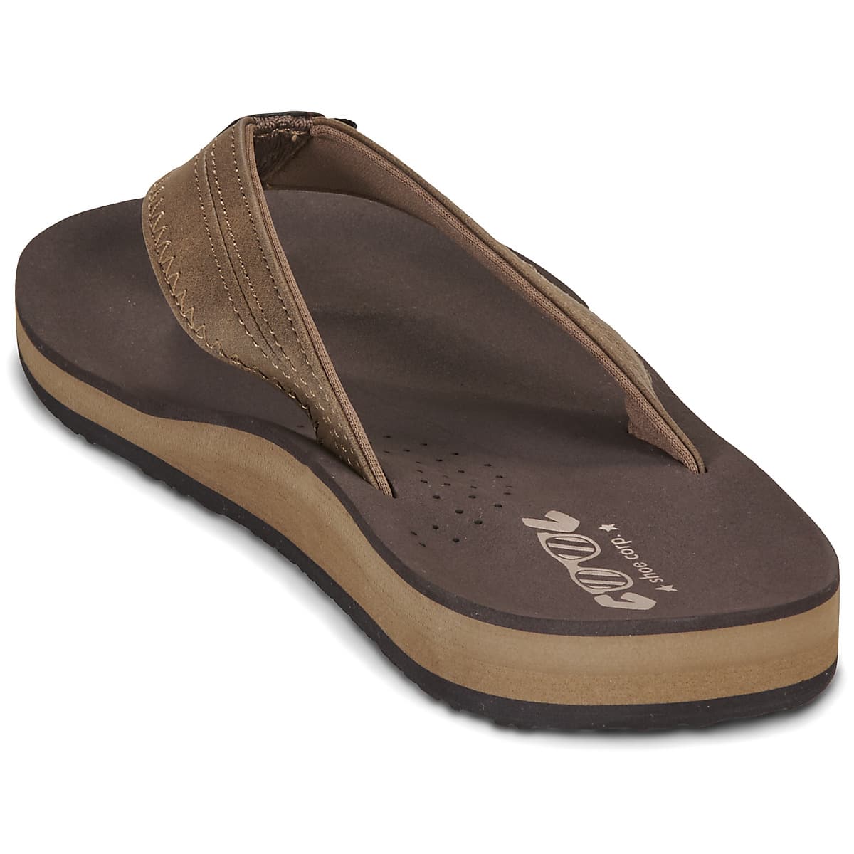 Men's Flip Flops Cool shoe Brown