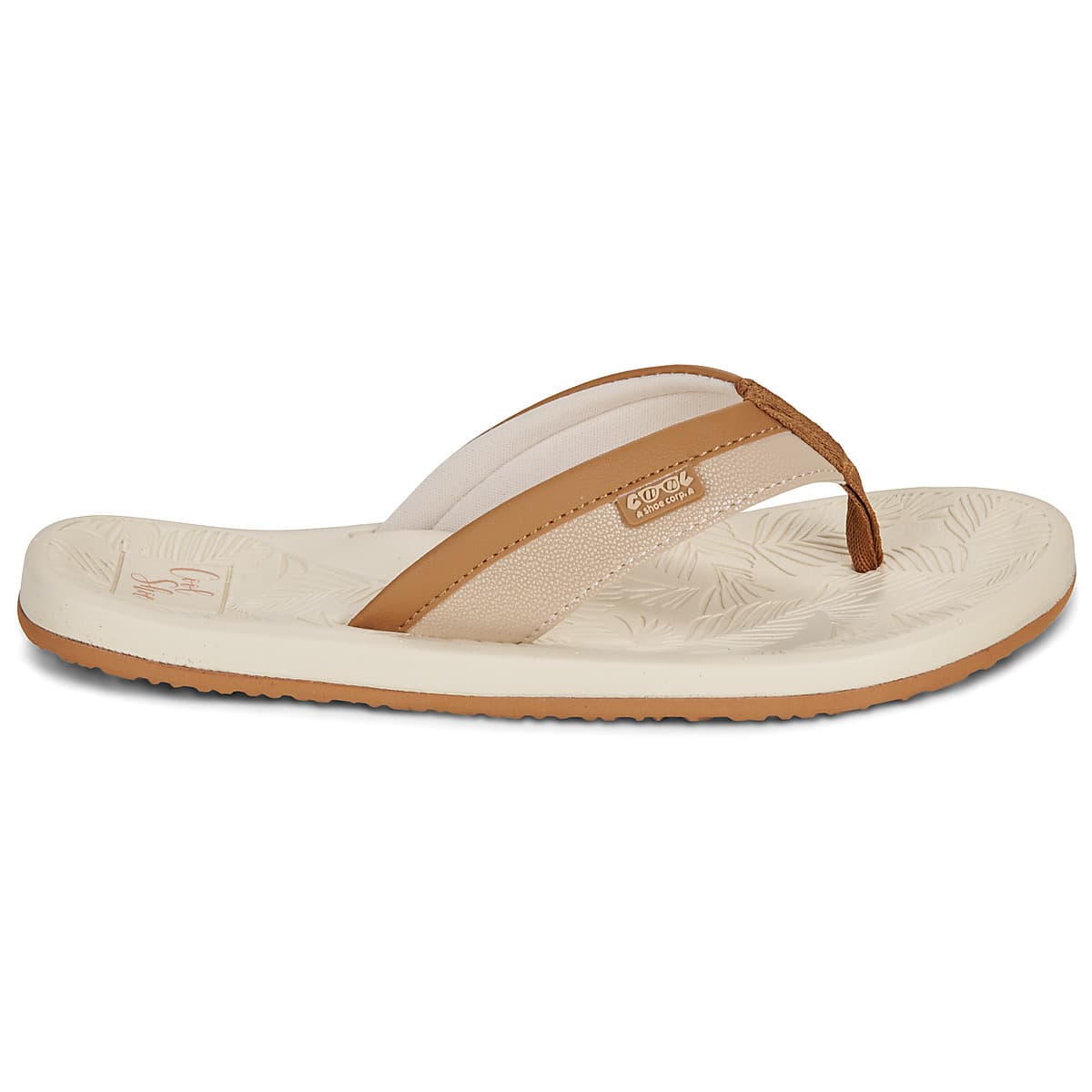 Women's Flip Flops Cool shoe Beige