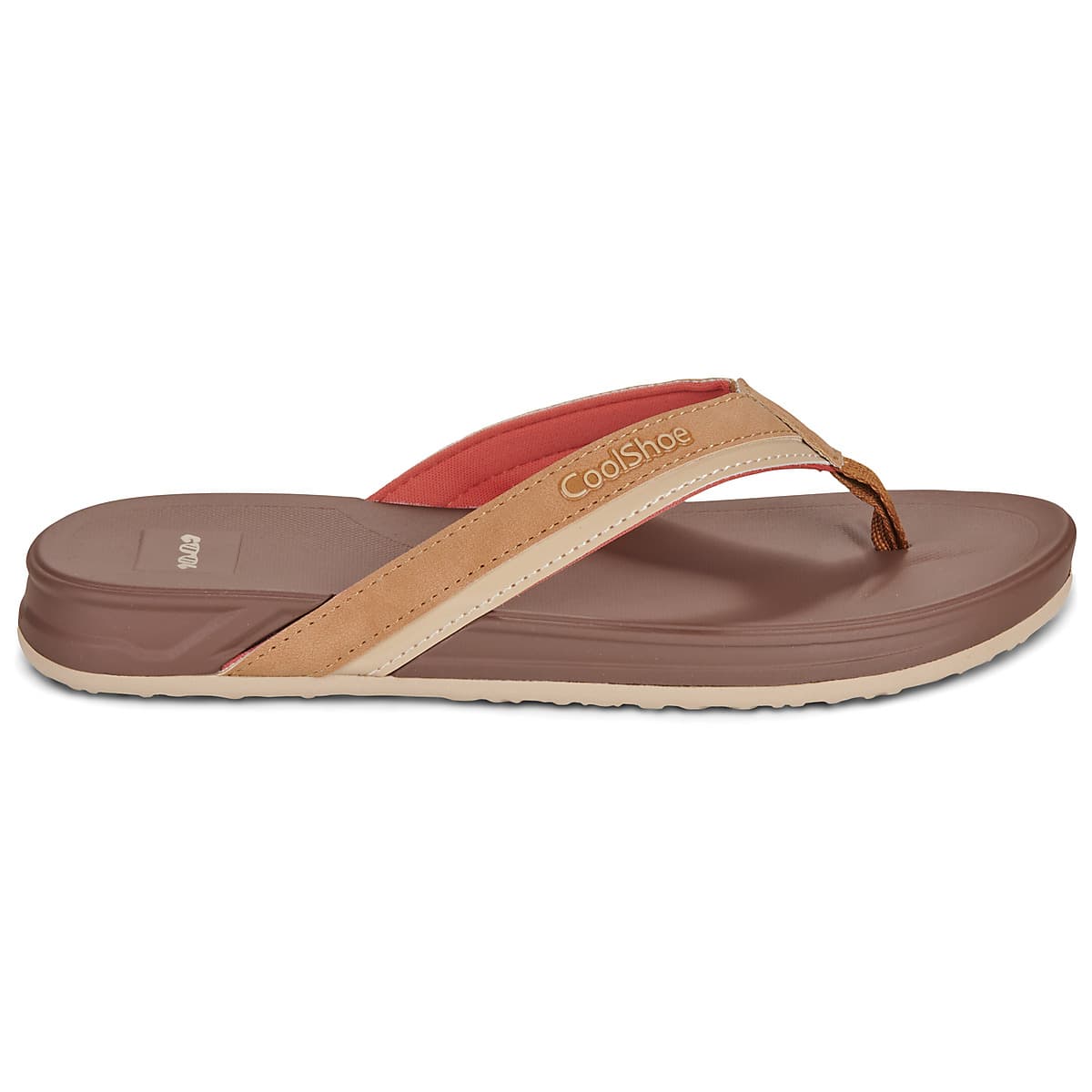 Women's Flip Flops Cool shoe Brown
