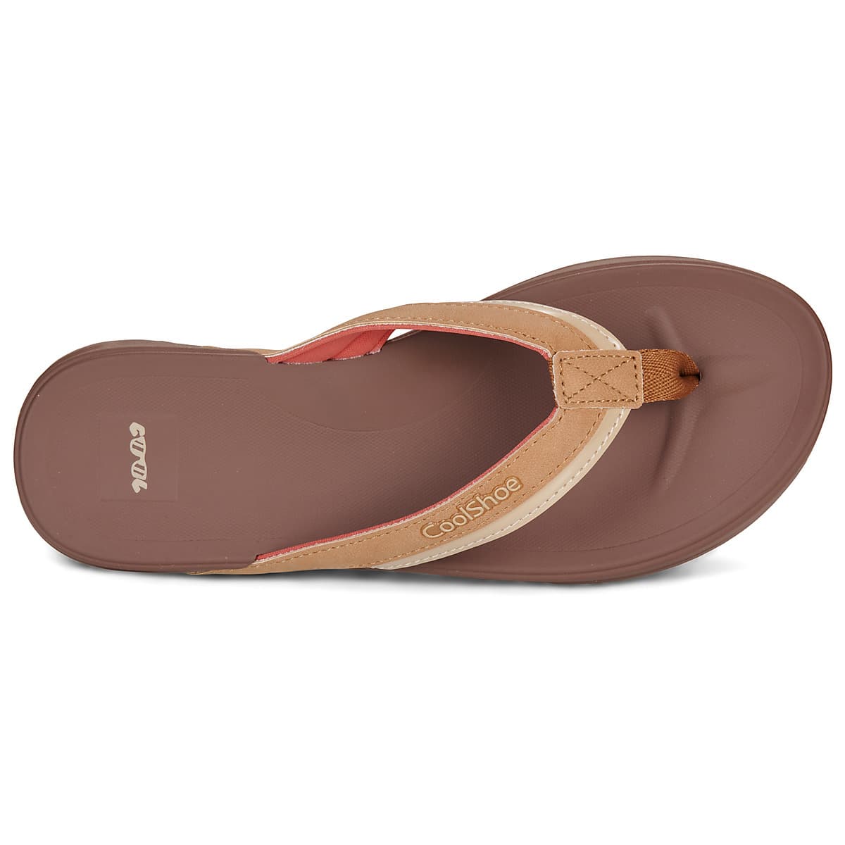 Women's Flip Flops Cool shoe Brown