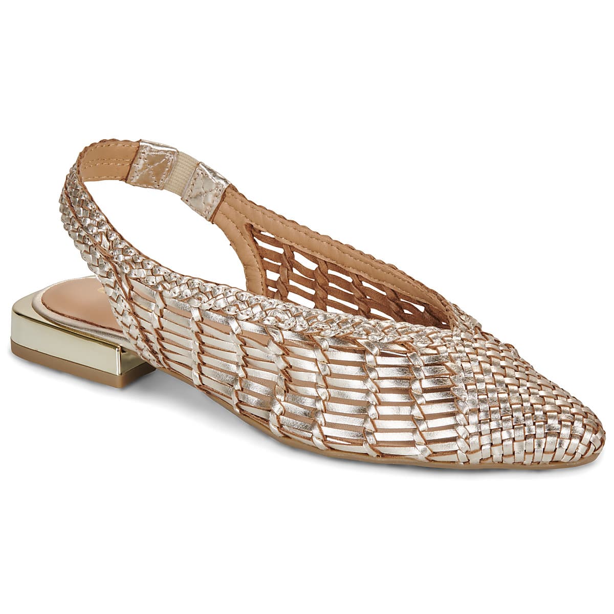 Women's Ballet Flats Gioseppo Gold