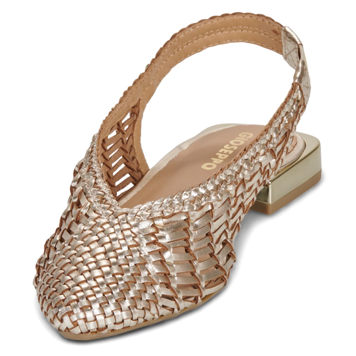 Women's Ballet Flats Gioseppo Gold