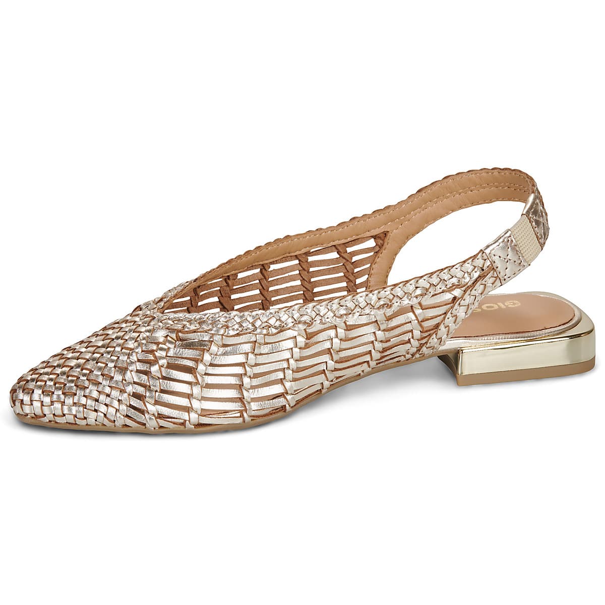 Women's Ballet Flats Gioseppo Gold