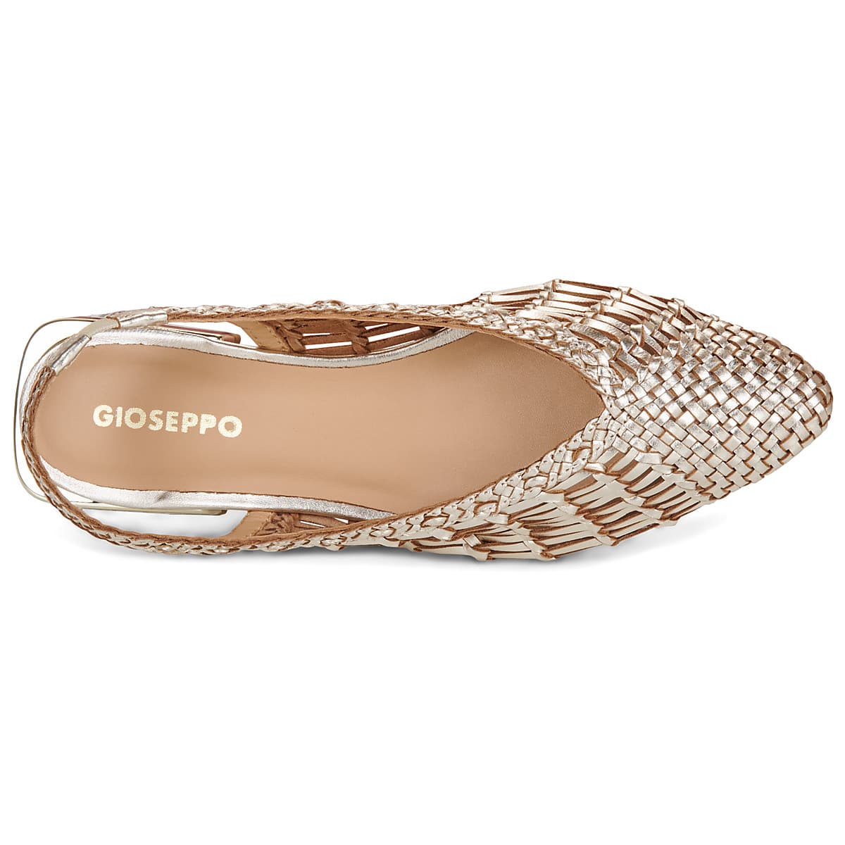 Women's Ballet Flats Gioseppo Gold