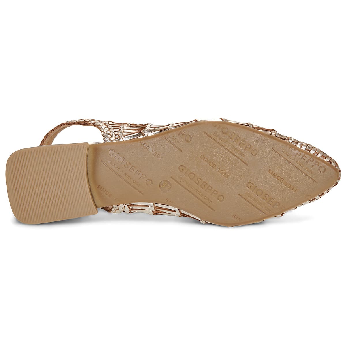 Women's Ballet Flats Gioseppo Gold