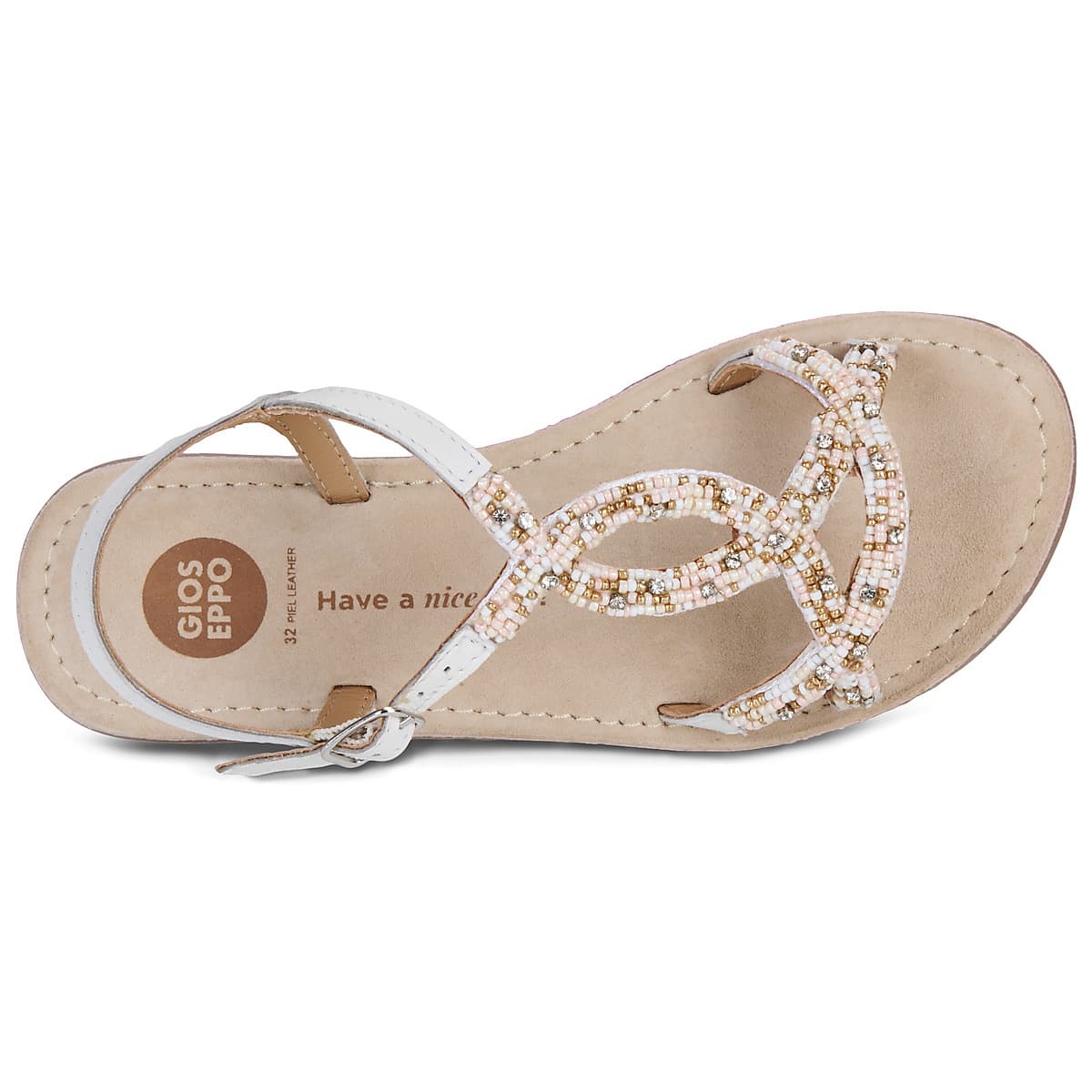 Girls' Sandals Gioseppo White
