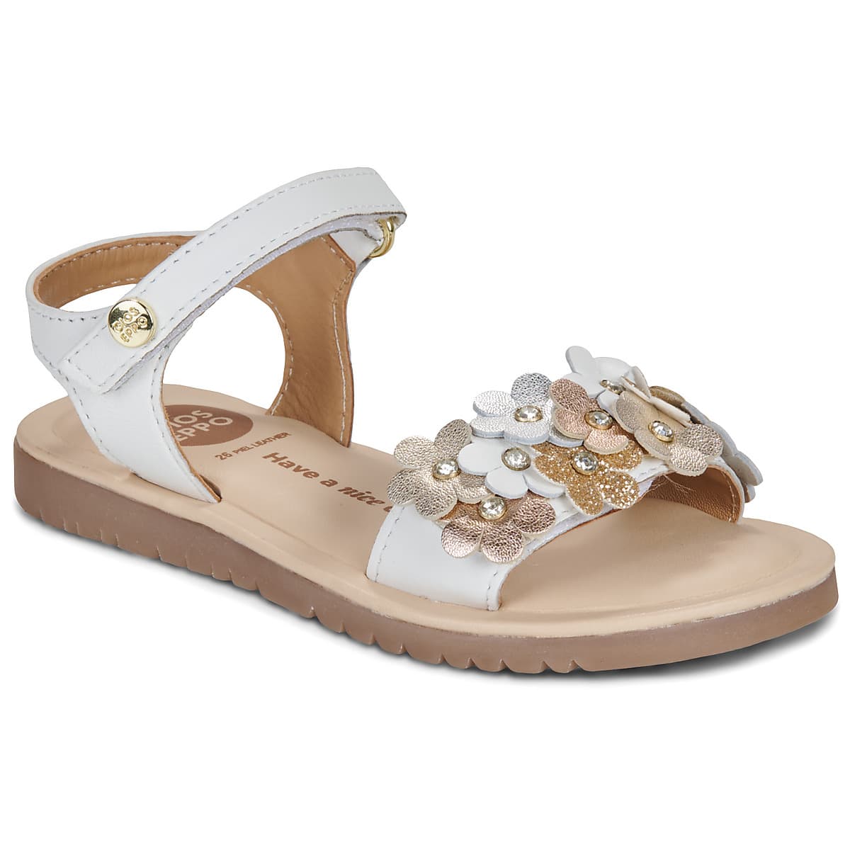 Girls' Sandals Gioseppo White