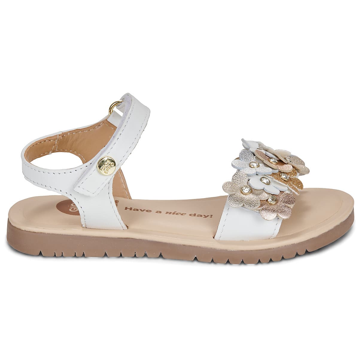 Girls' Sandals Gioseppo White