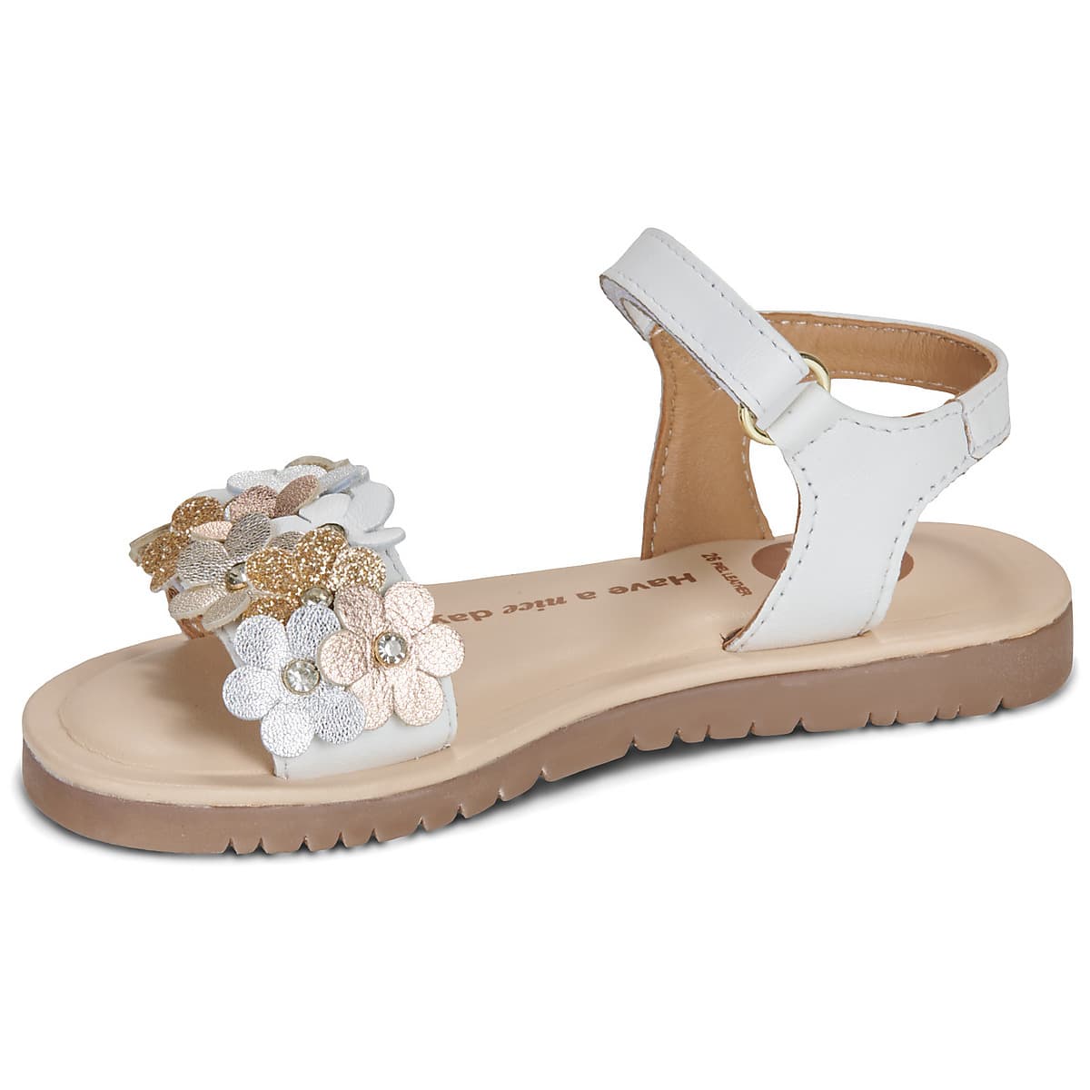Girls' Sandals Gioseppo White