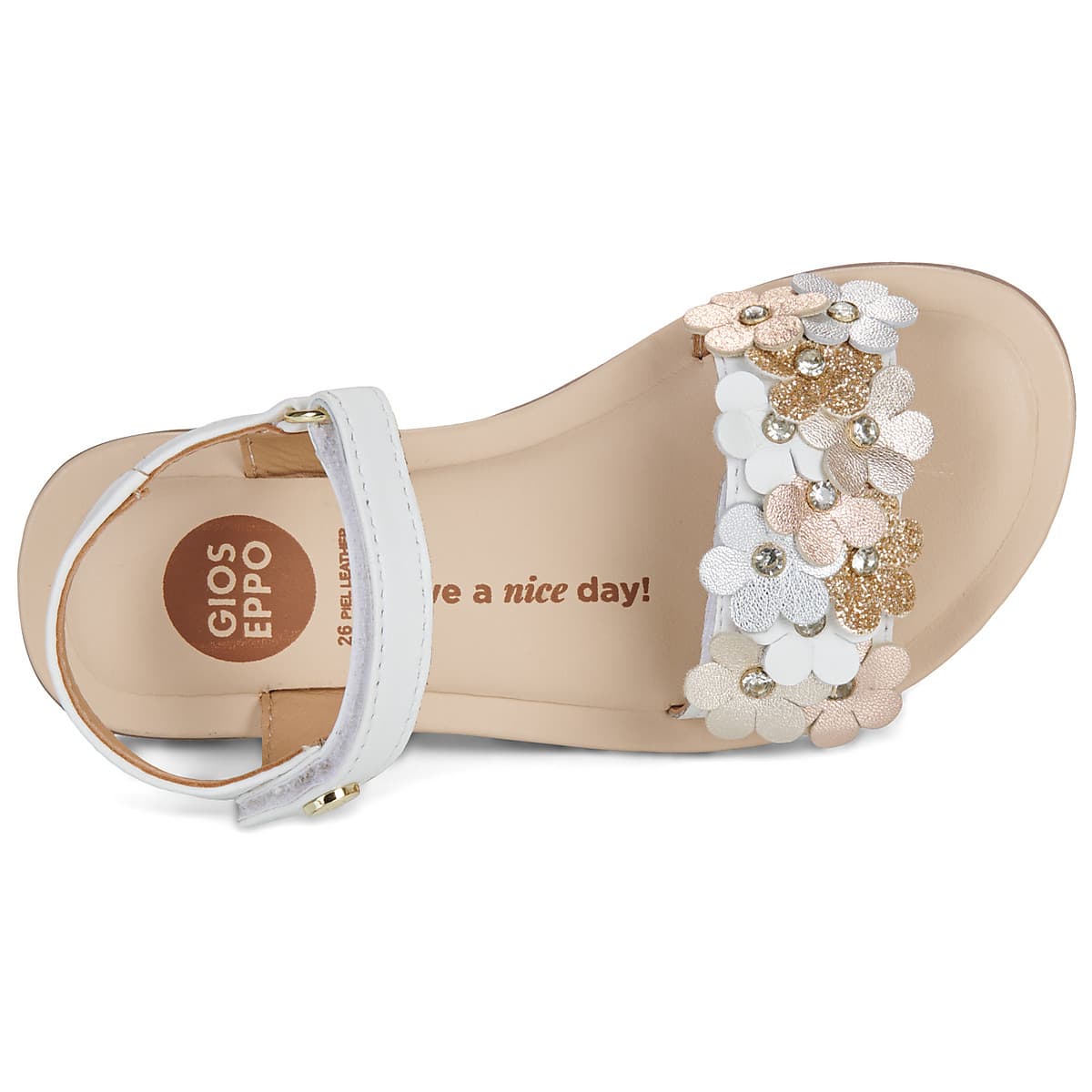 Girls' Sandals Gioseppo White