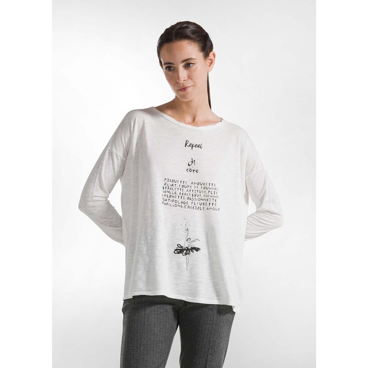Women's T-Shirts Deha White