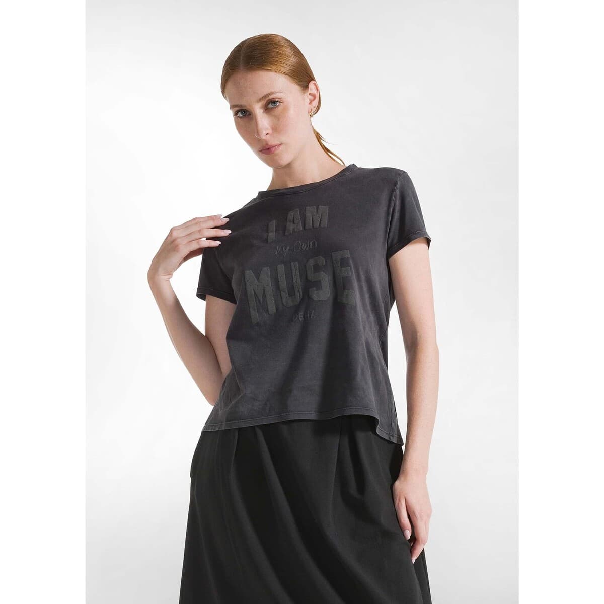 Women's T-Shirts Deha Black