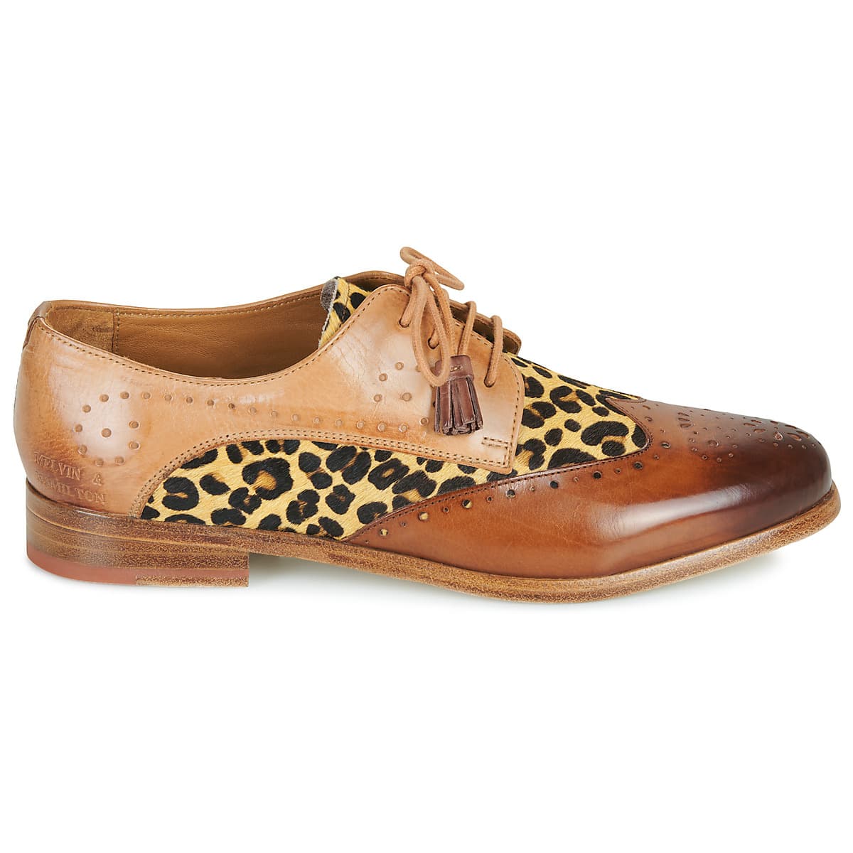 Women's Derby Shoes Melvin & Hamilton Brown