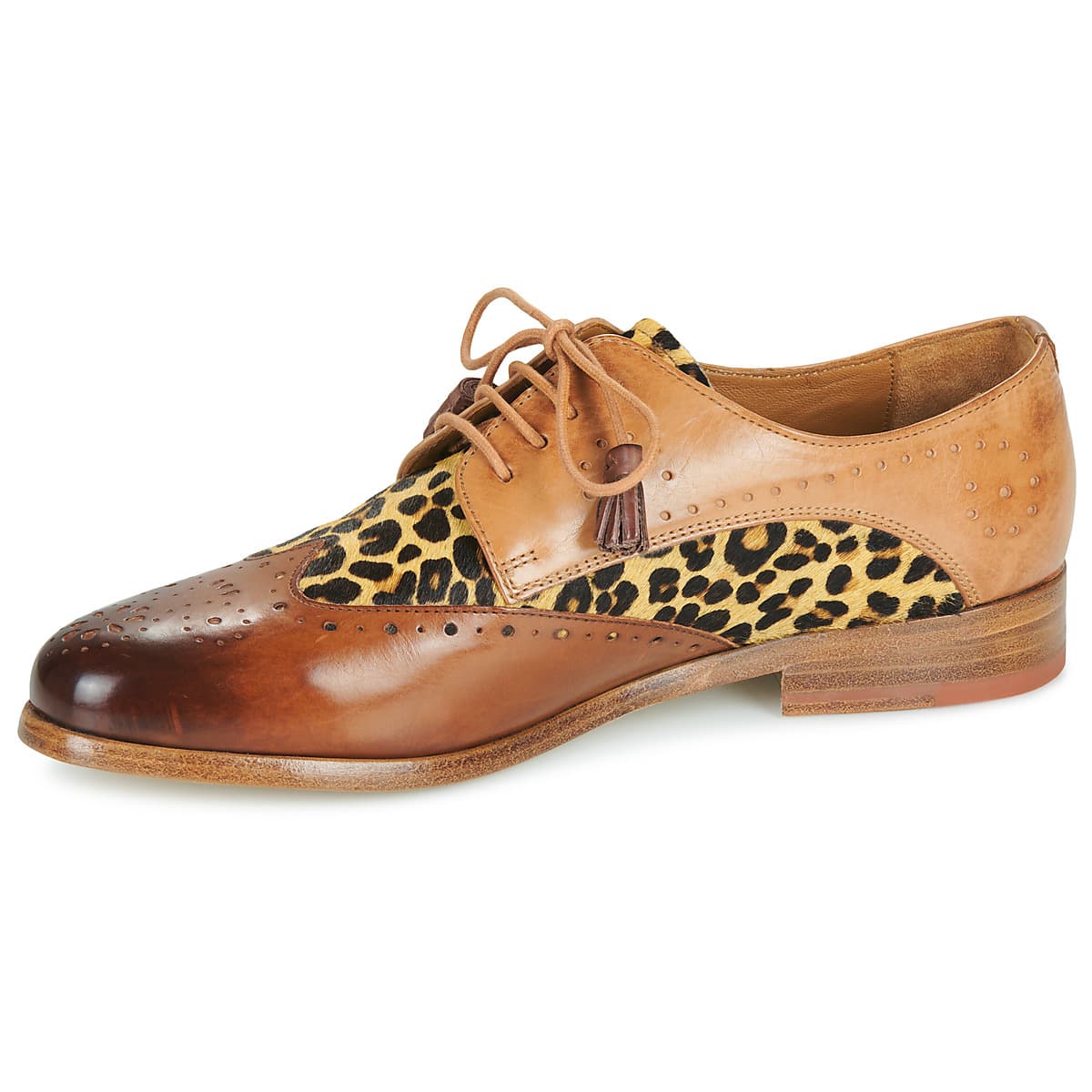 Women's Derby Shoes Melvin & Hamilton Brown