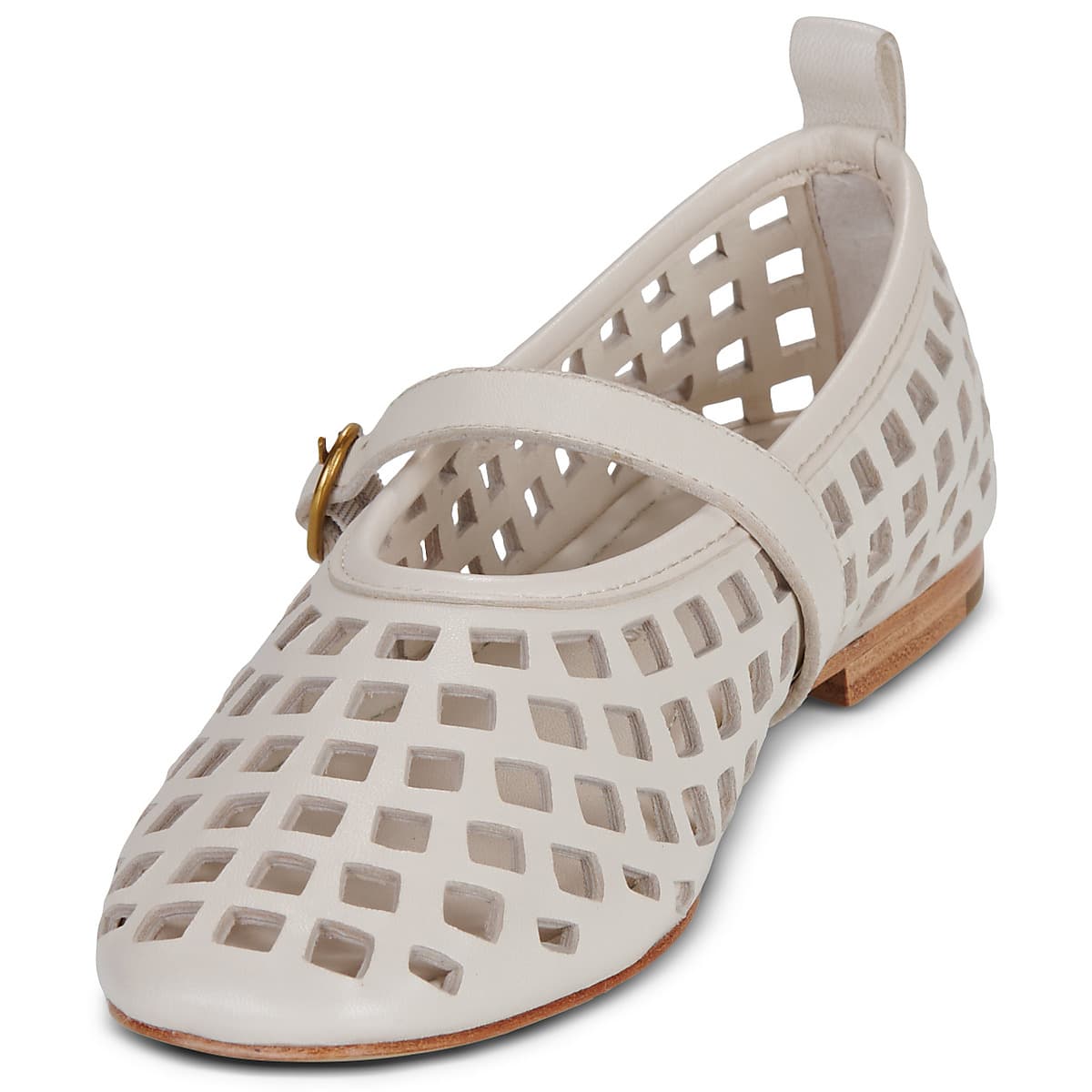 Women's Ballet Flats Melvin & Hamilton White