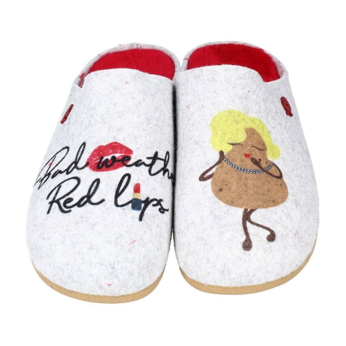 Women's House Slippers Hot Potatoes Gray