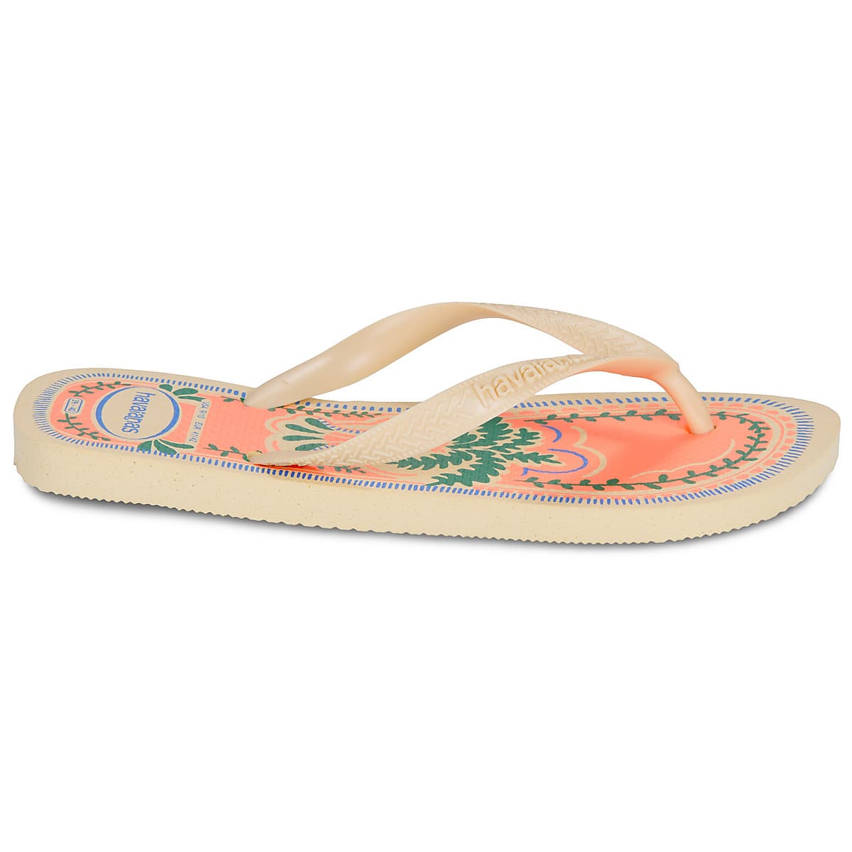 Women's Flip Flops Havaianas Beige