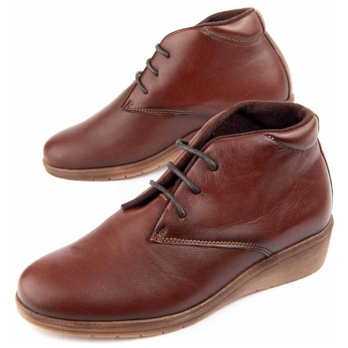 Women's Ankle Boots Purapiel Brown