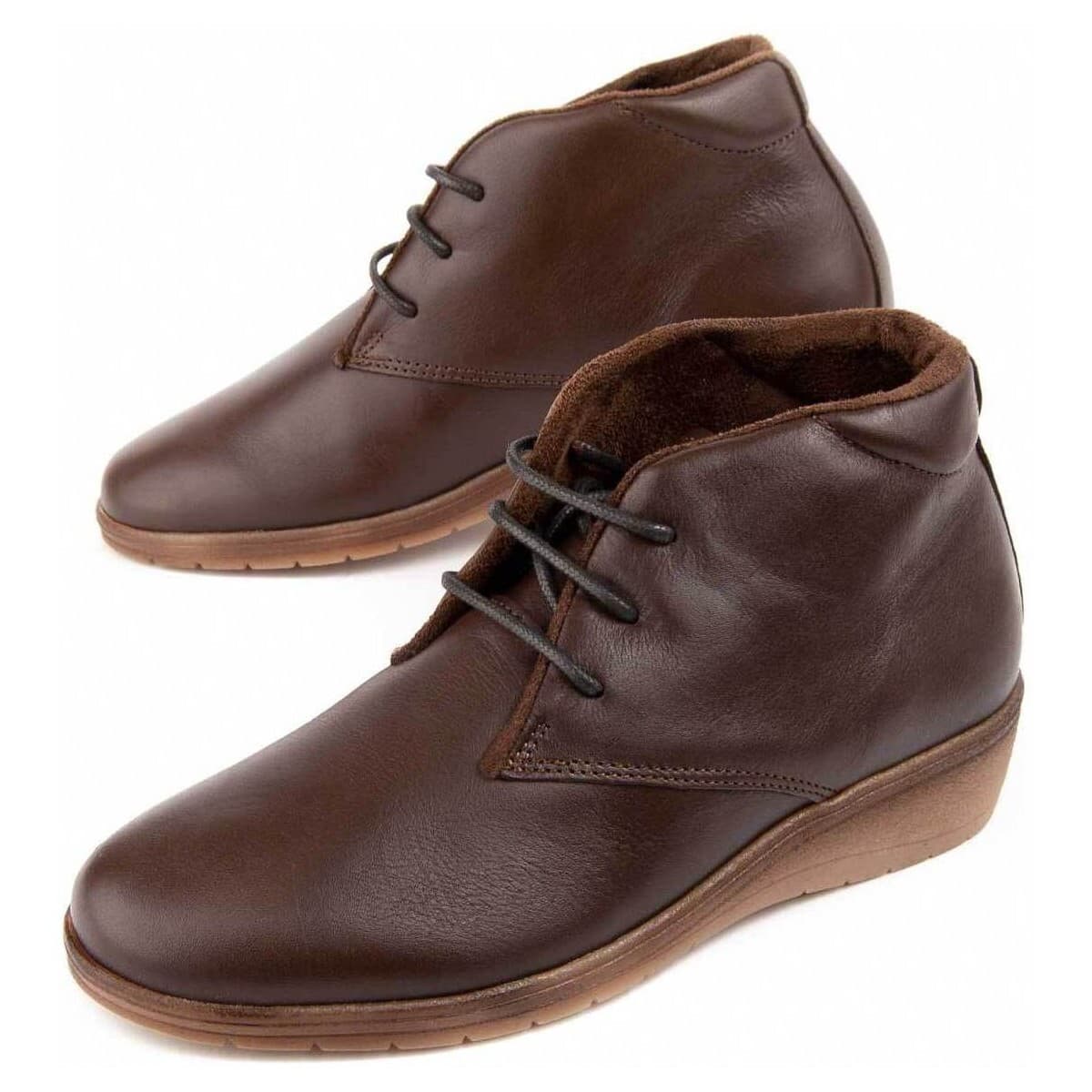 Women's Ankle Boots Purapiel Brown