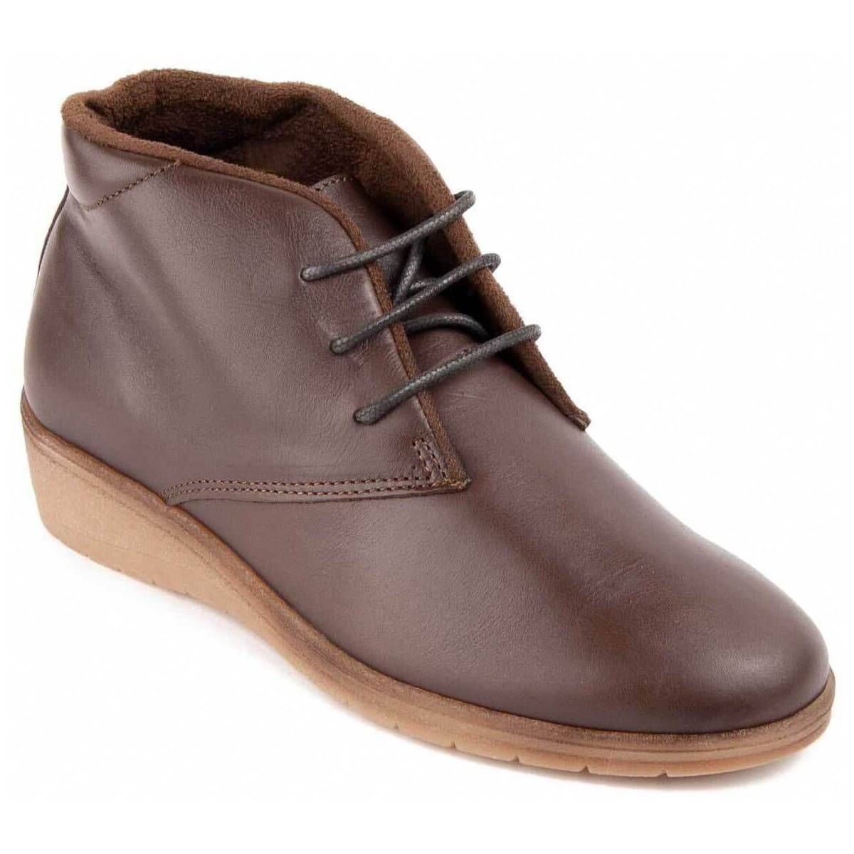 Women's Ankle Boots Purapiel Brown