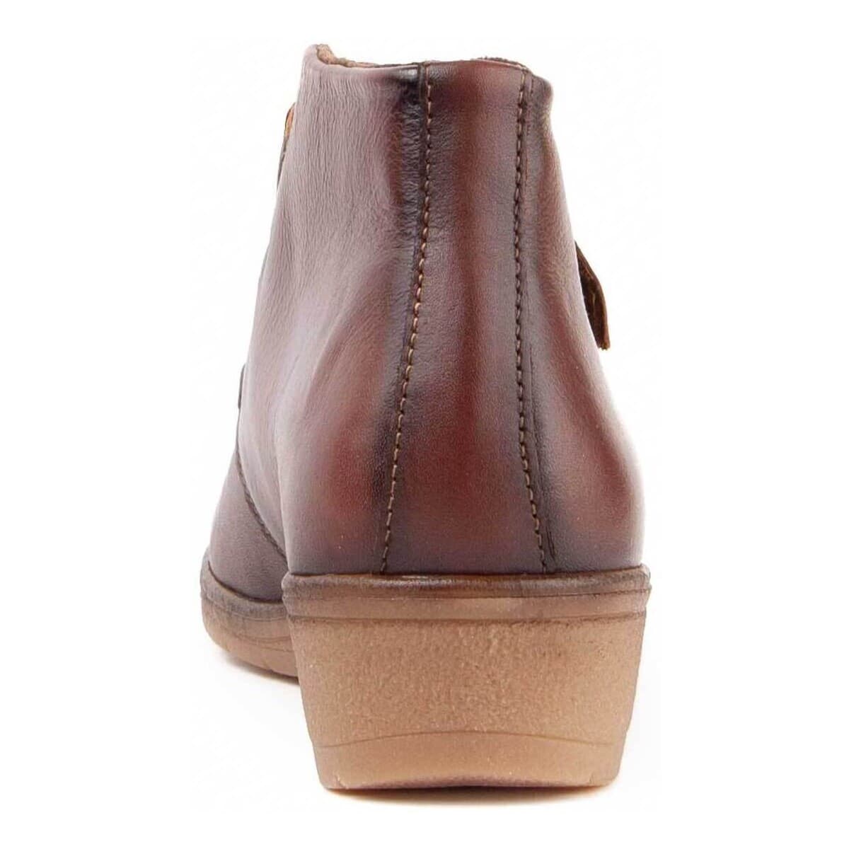 Women's Ankle Boots Purapiel Brown