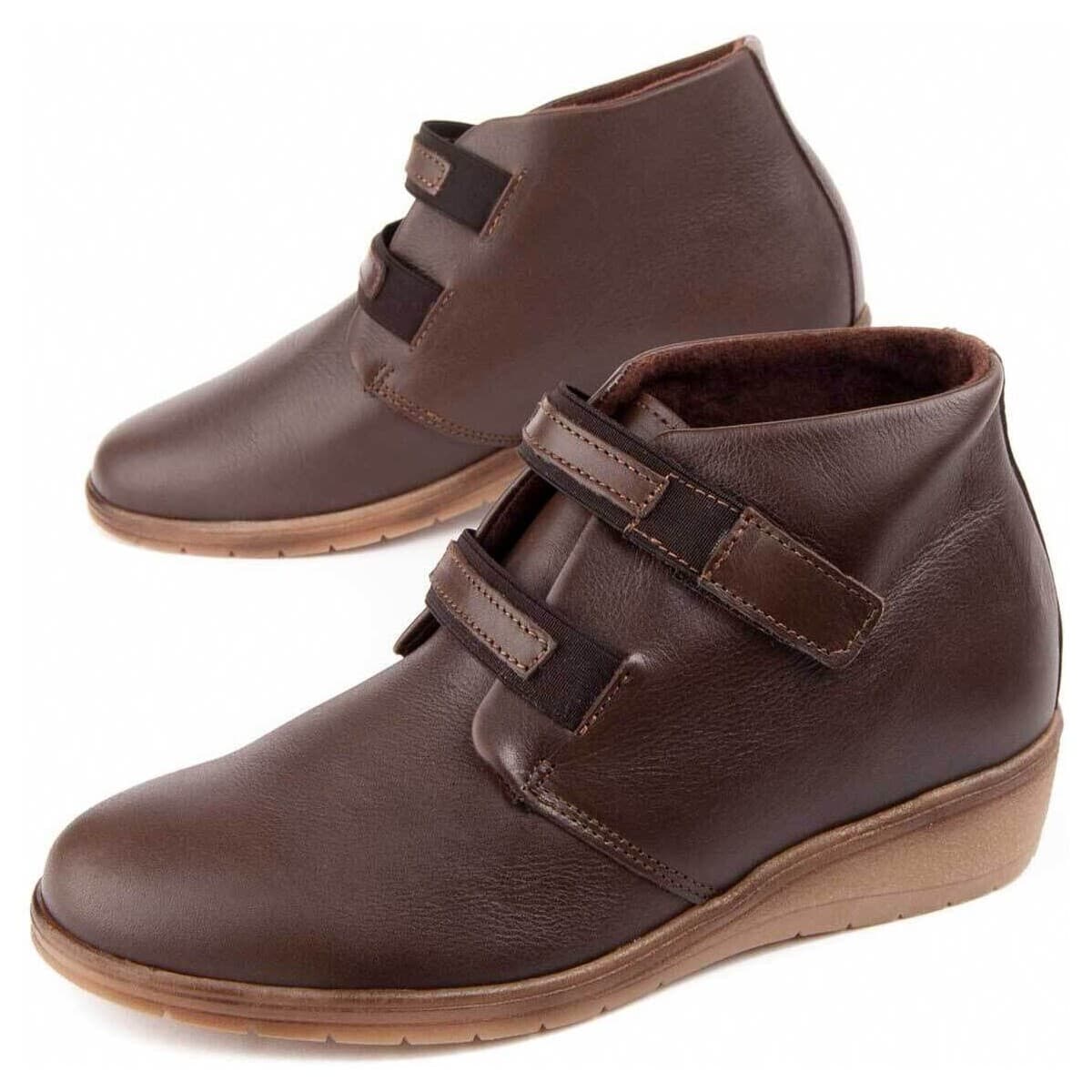 Women's Ankle Boots Purapiel Brown