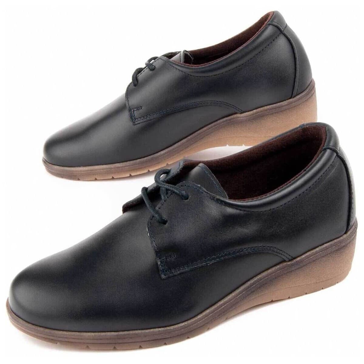 Women's Derby Shoes Purapiel Blue