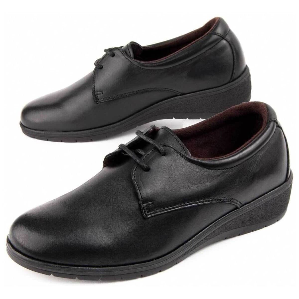 Women's Derby Shoes Purapiel Black