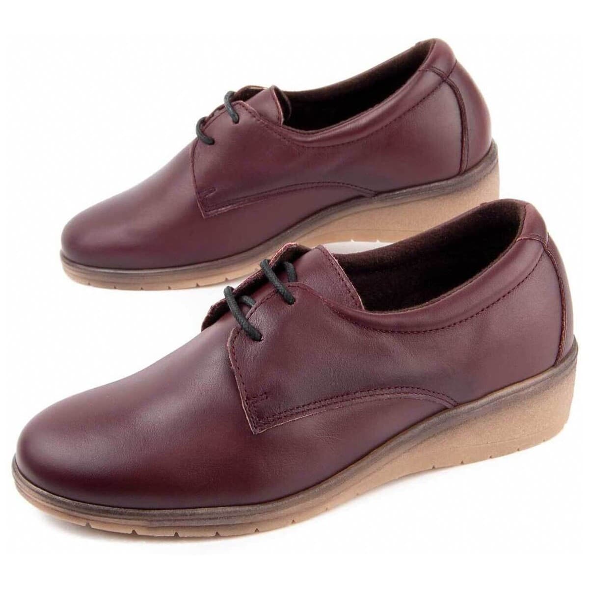 Women's Derby Shoes Purapiel Red