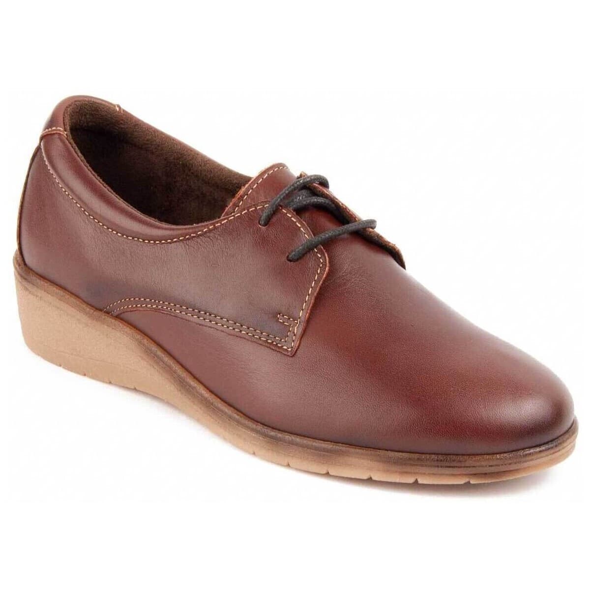 Women's Derby Shoes Purapiel Brown