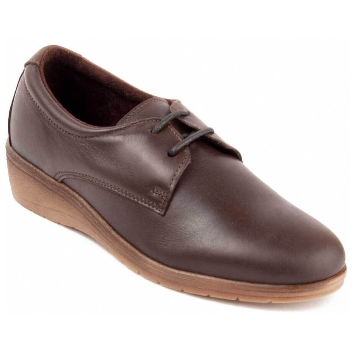 Women's Derby Shoes Purapiel Brown