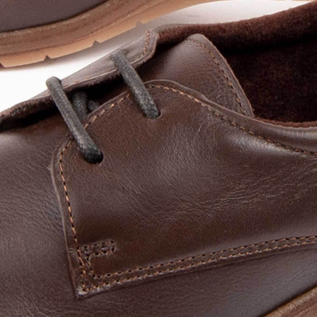 Women's Derby Shoes Purapiel Brown