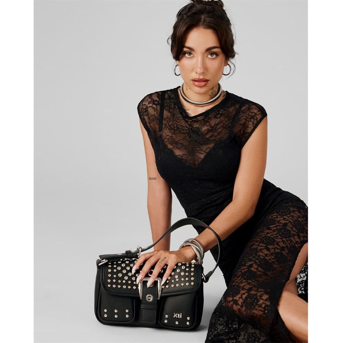 Women's Shoulder Bags Xti Black