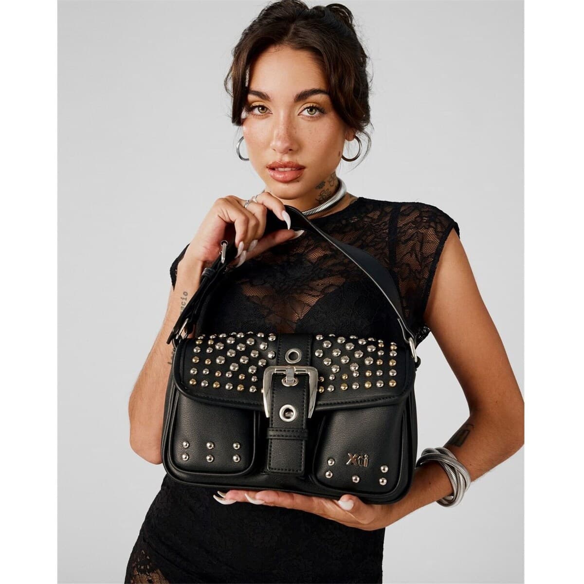 Women's Shoulder Bags Xti Black