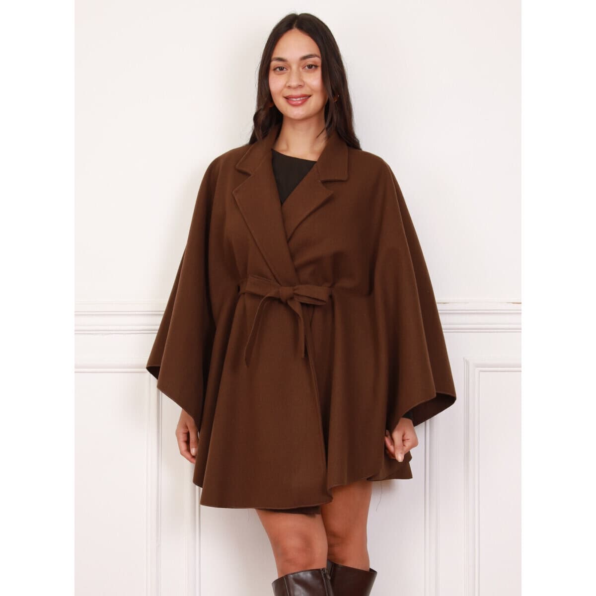 Women's Coats La Modeuse Brown