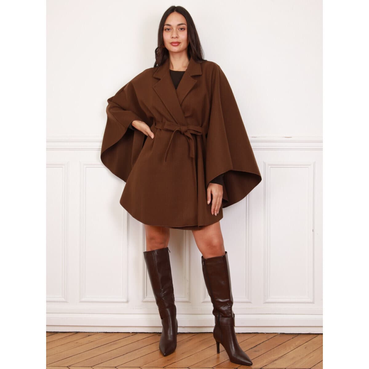 Women's Coats La Modeuse Brown