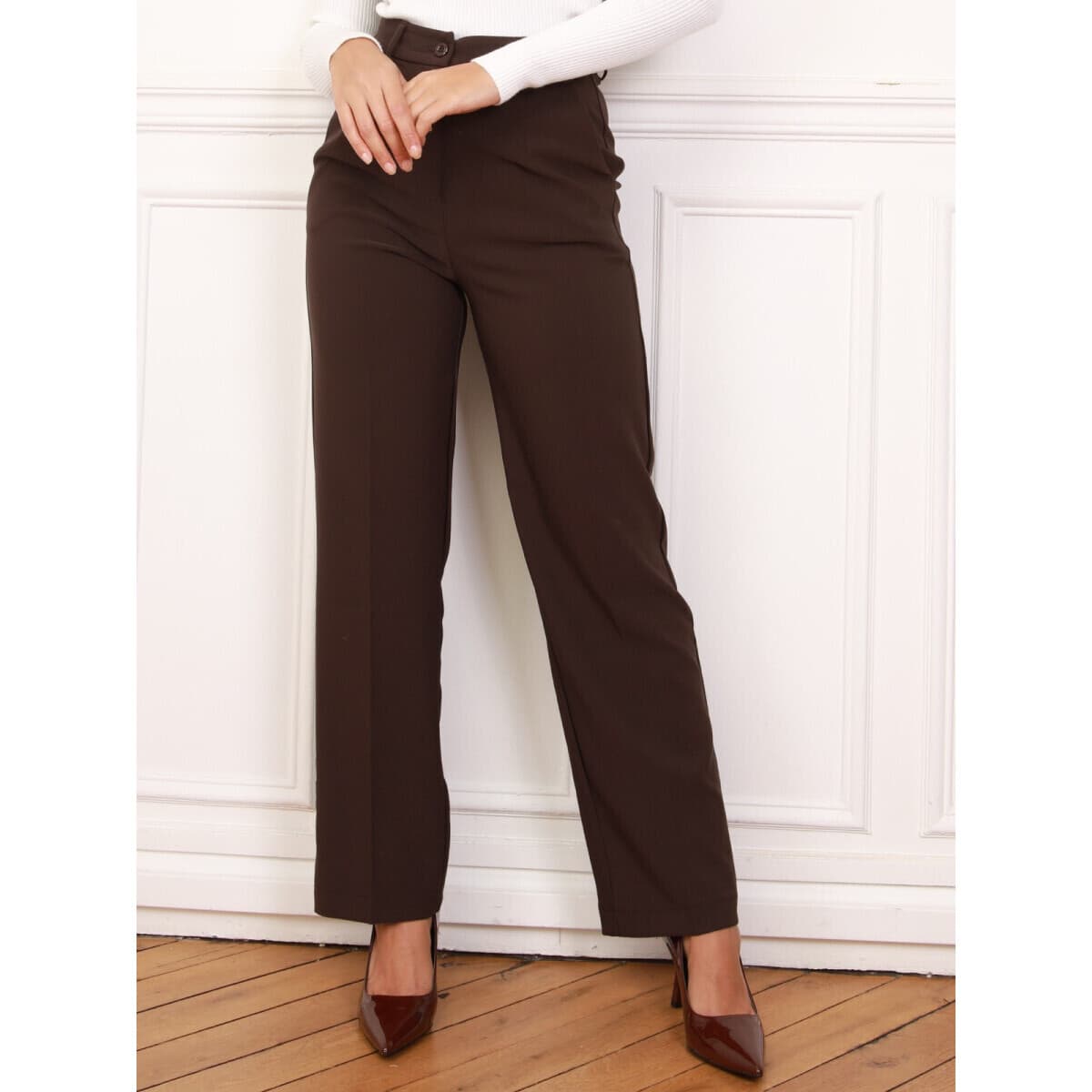 Women's Pants La Modeuse Brown