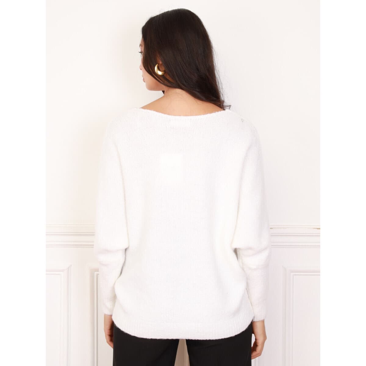 Women's Sweaters La Modeuse White
