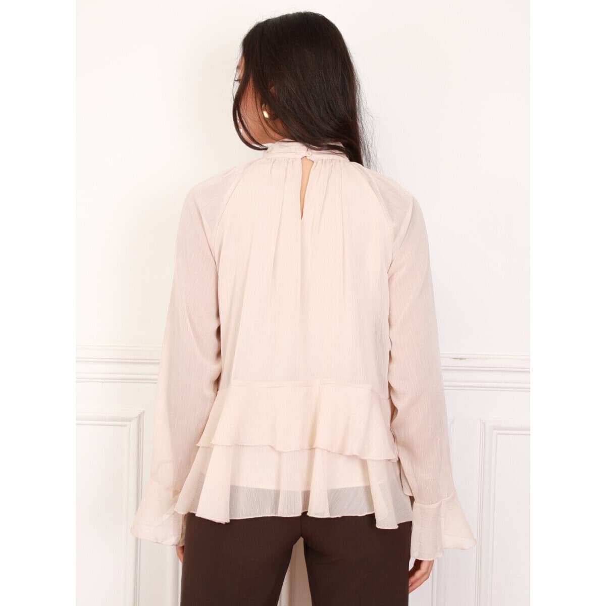 Women's Shirts La Modeuse Beige