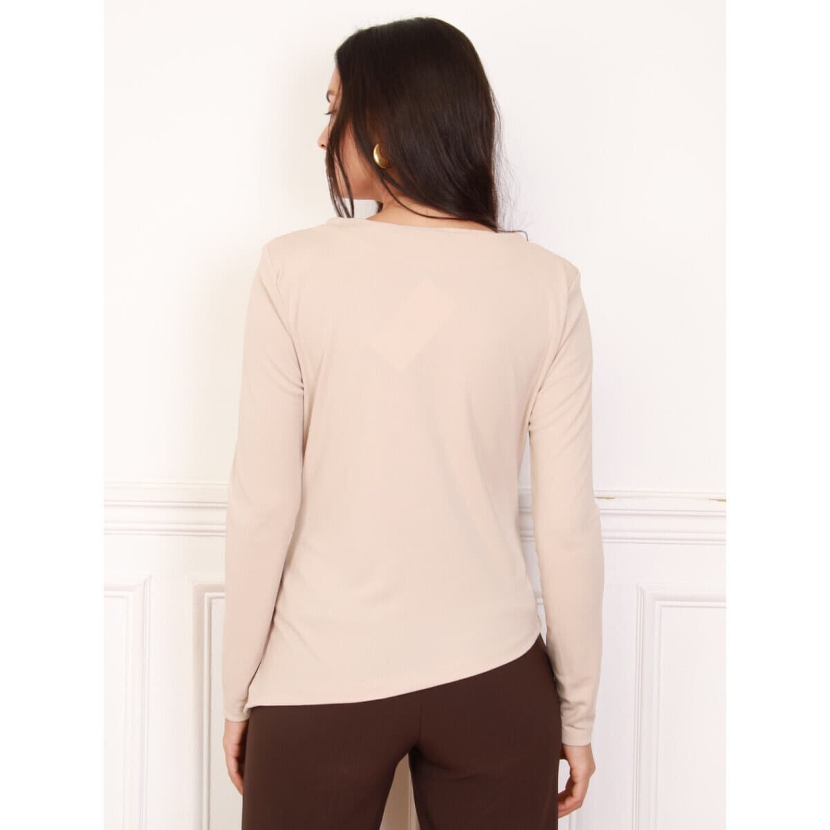 Women's T-Shirts La Modeuse Beige