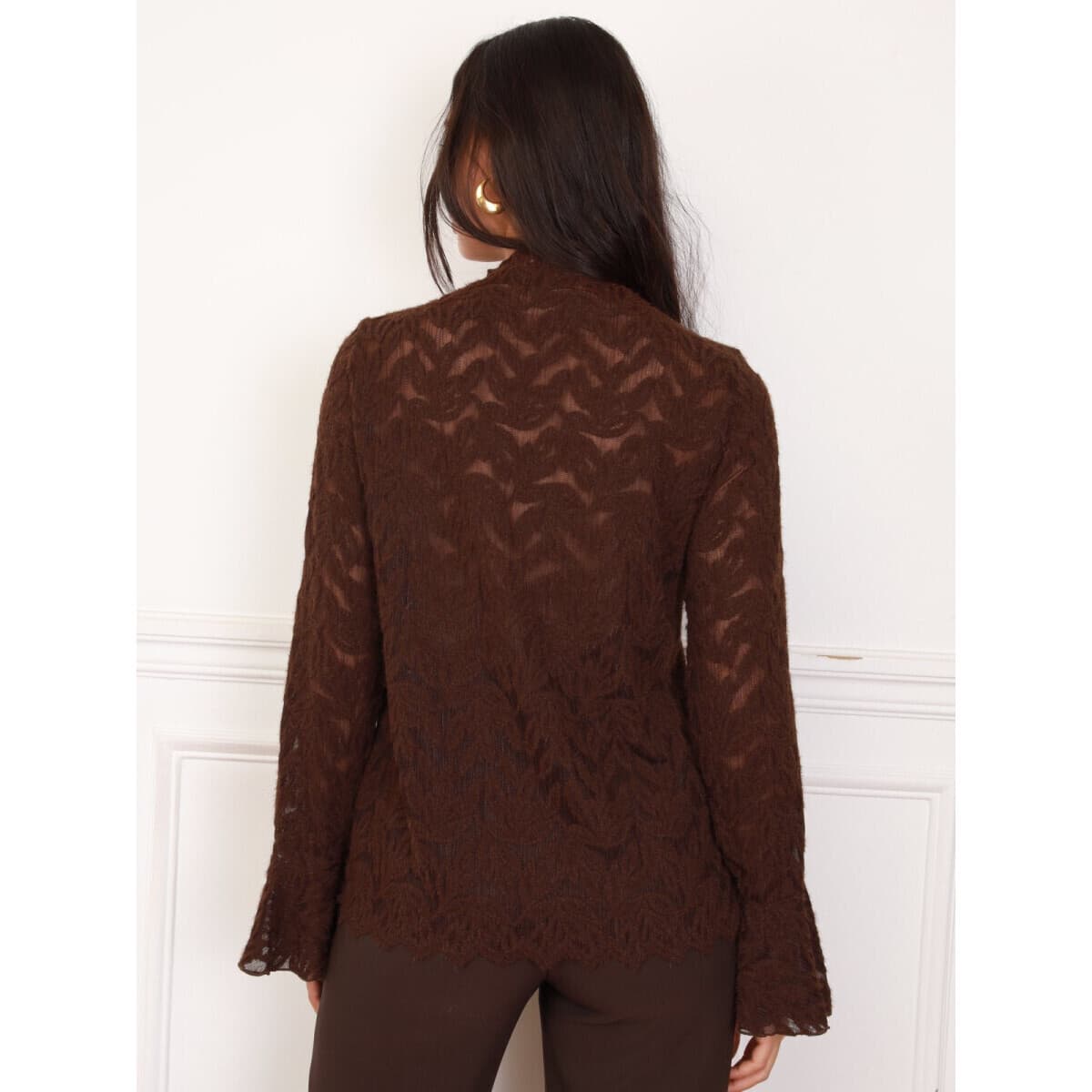 Women's T-Shirts La Modeuse Brown