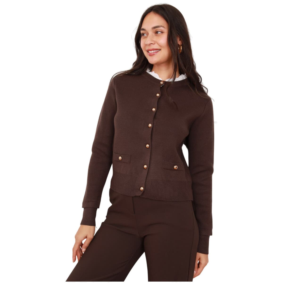Women's Jackets La Modeuse Brown