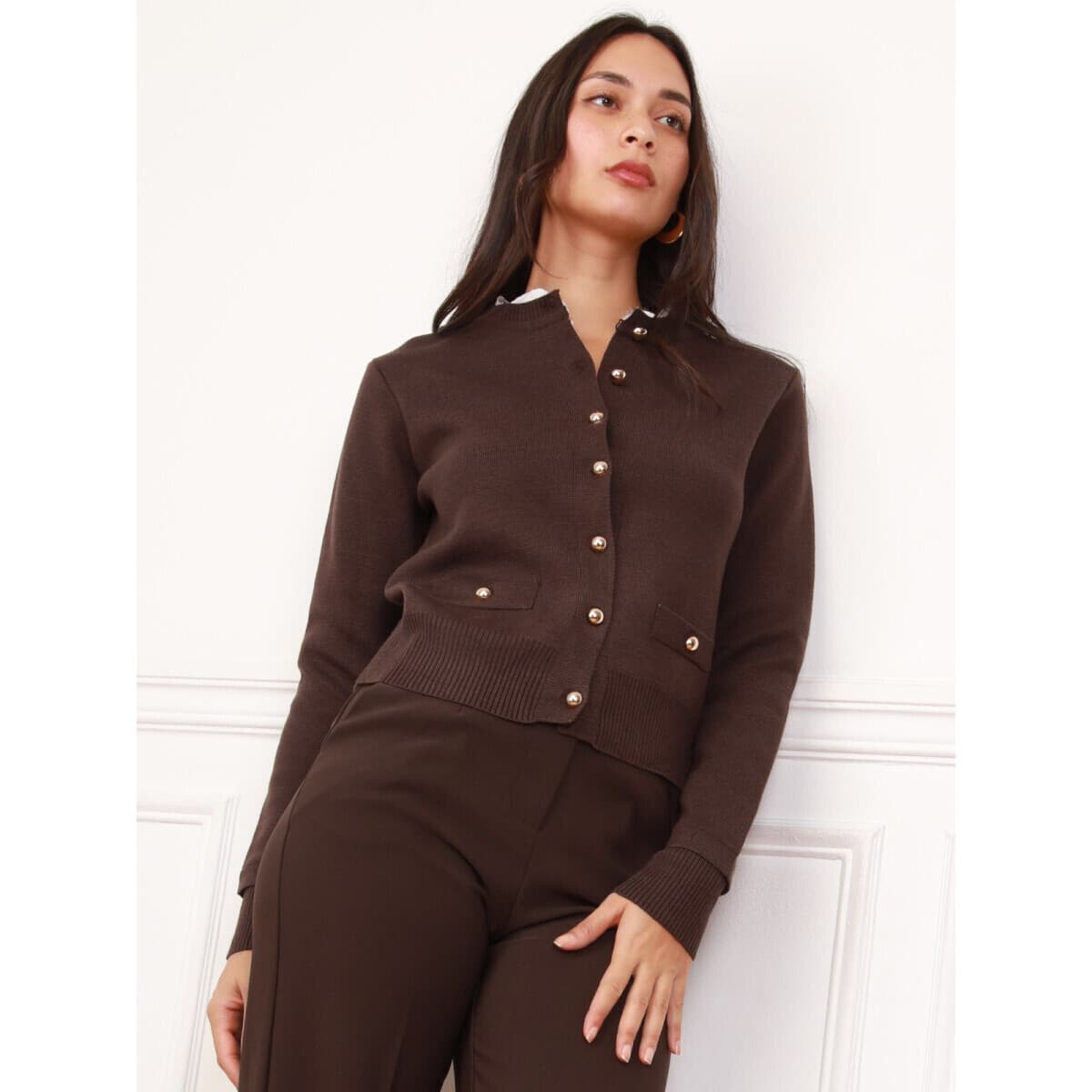 Women's Jackets La Modeuse Brown