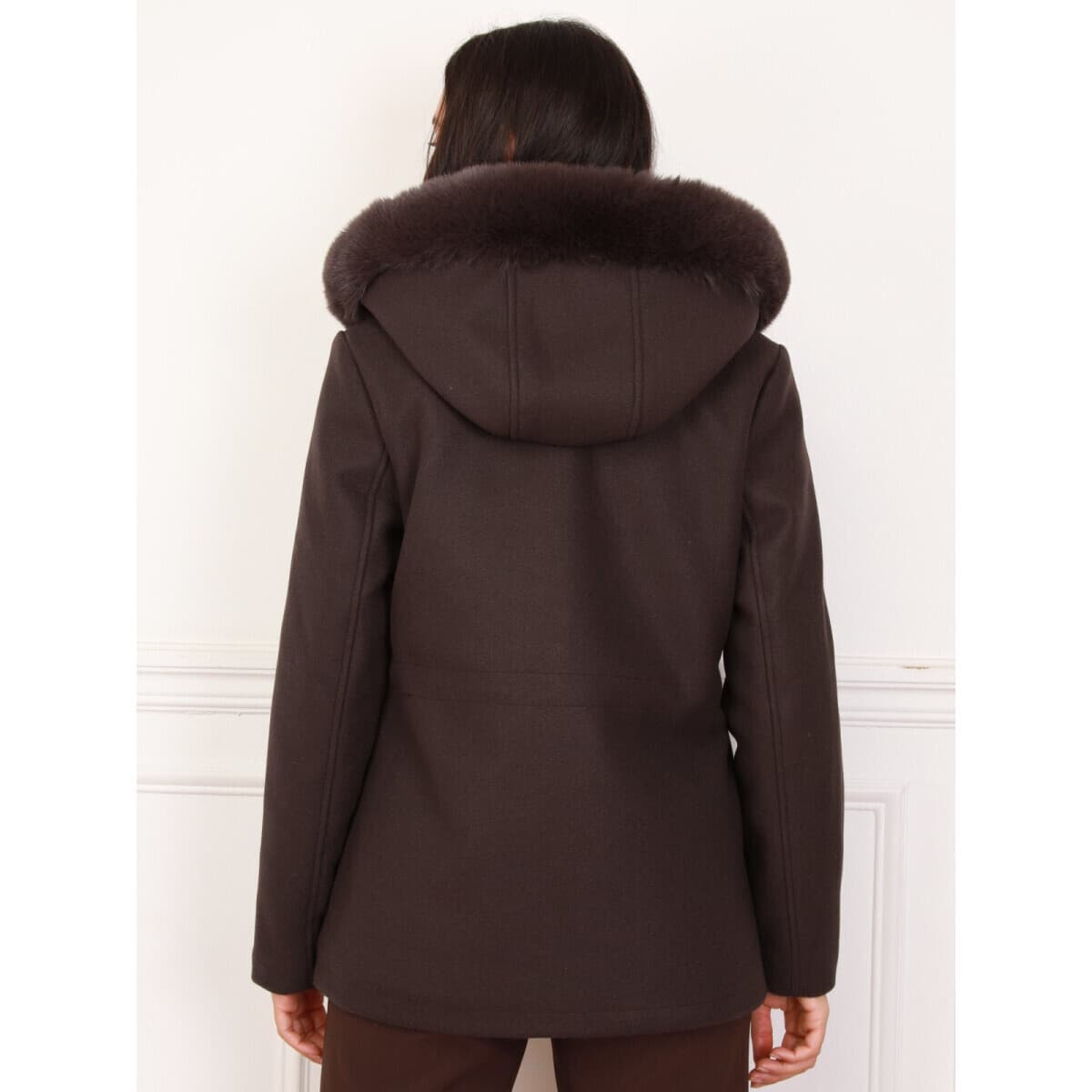 Women's Parkas La Modeuse Brown
