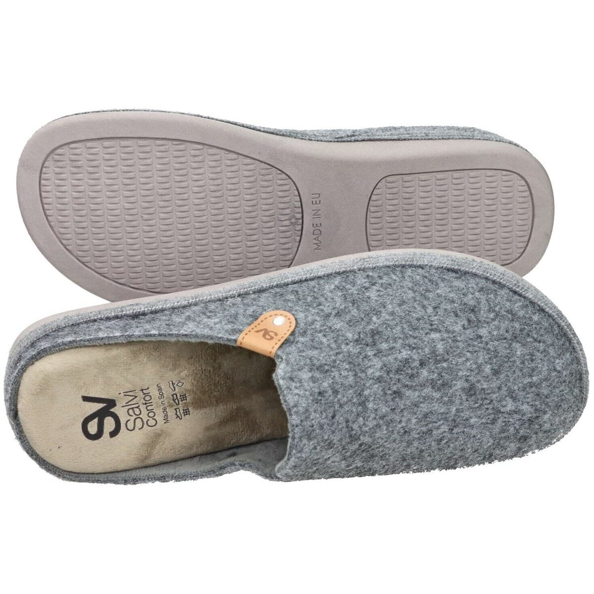 Men's House Slippers Salvi Gray