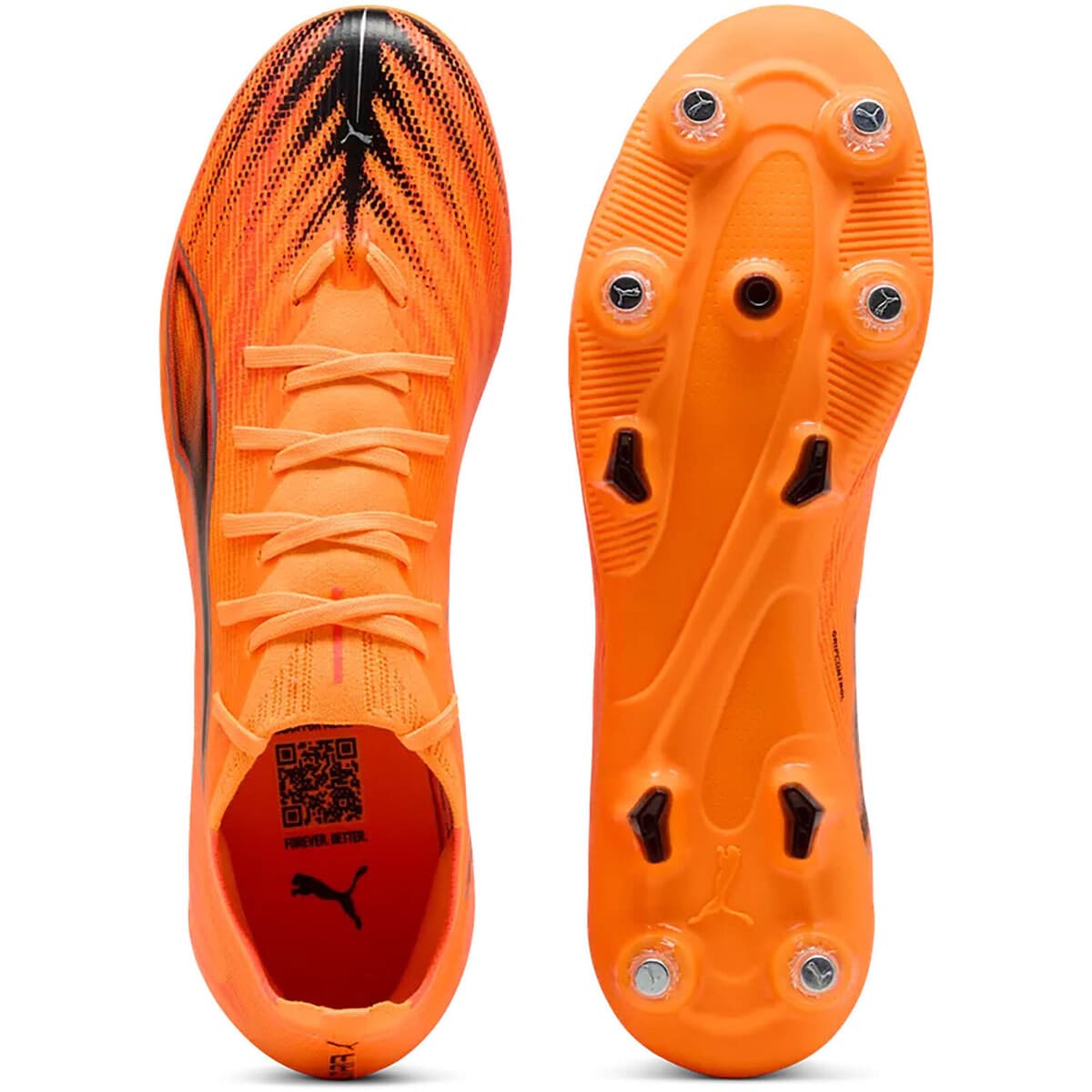 Men's Football Boots Puma Orange