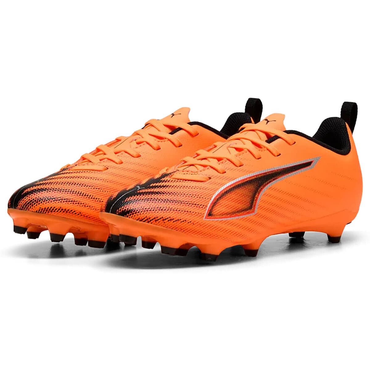Boys' Football Boots Puma Orange