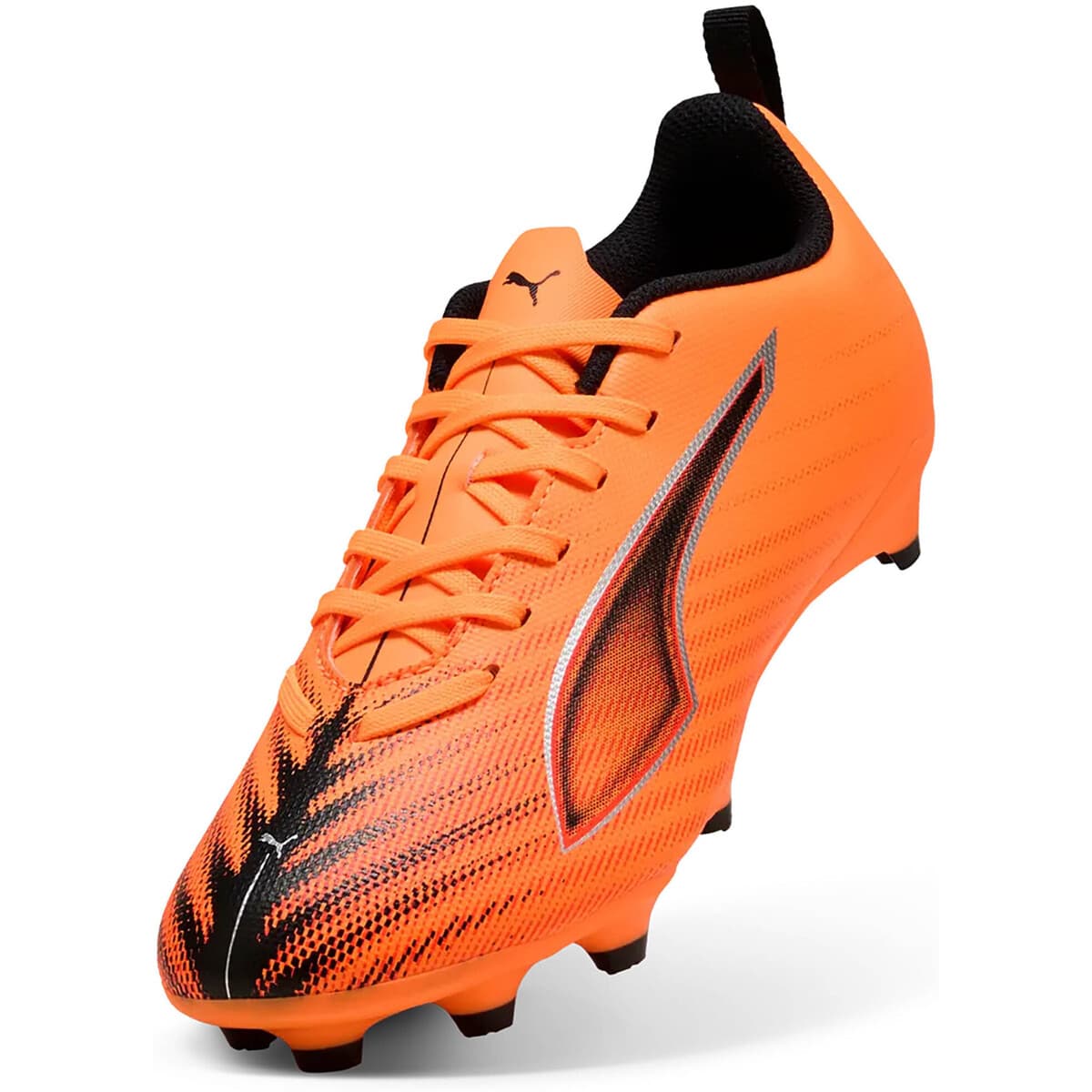 Boys' Football Boots Puma Orange